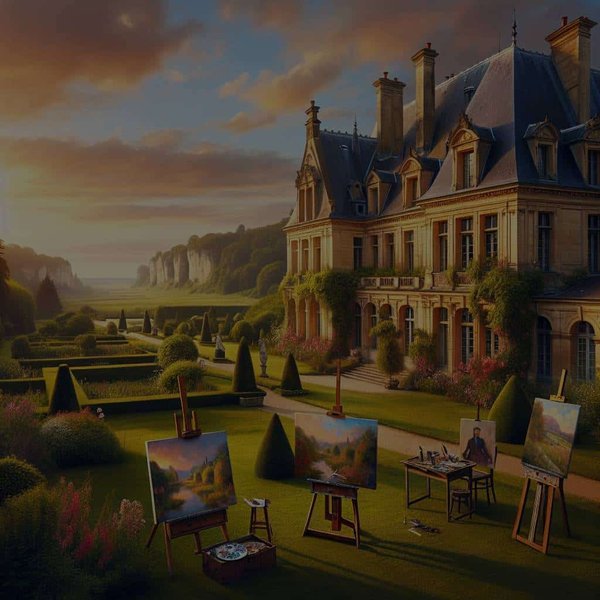 Comment trouver un manoir en Normandie avec un atelier de peinture sur le motif des paysages impressionnistes?