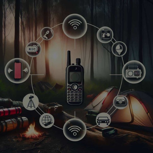 Quels sont les moyens de communication d'urgence en camping en zone sans réseau?