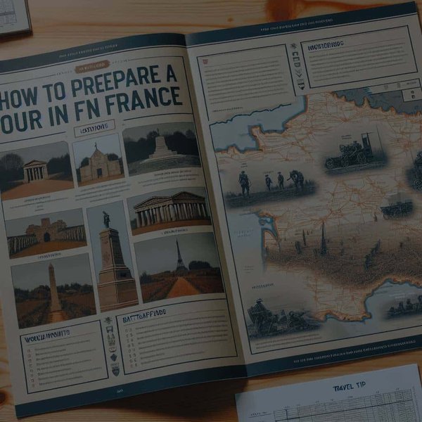 Comment préparer un circuit touristique sur les sites historiques de la Première Guerre mondiale en France?