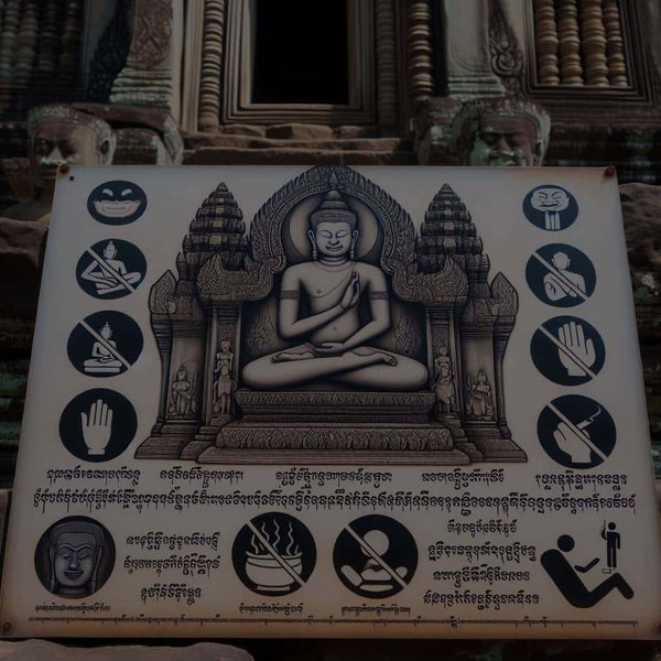 Quelles sont les règles à suivre pour une visite respectueuse des temples d'Angkor au Cambodge?